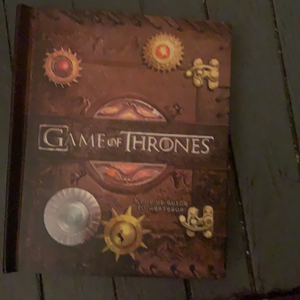 Game of Thrones pop up book
